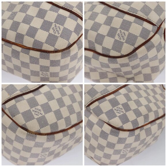 LOUIS VUITTON Damier Azur Galliera PM Shoulder Bag N55215 LV Auth EC449 - Picture 14 of 16